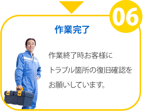 作業完了