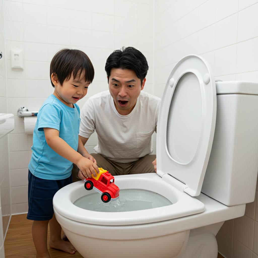 異物や固形物が原因