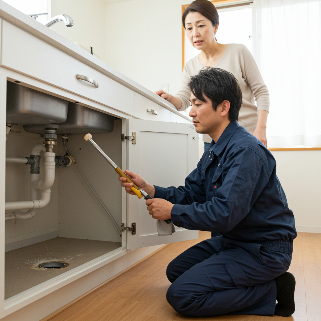 見えない水漏れ