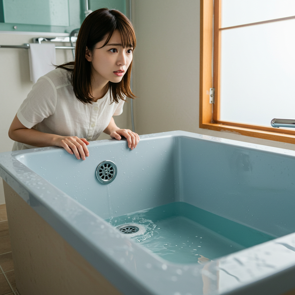 「お風呂の排水溝の流れが悪い?症状を確認すべきポイントと注意点