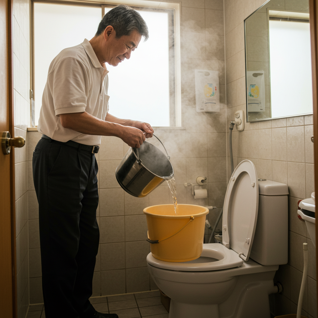 お湯を使う際の注意点