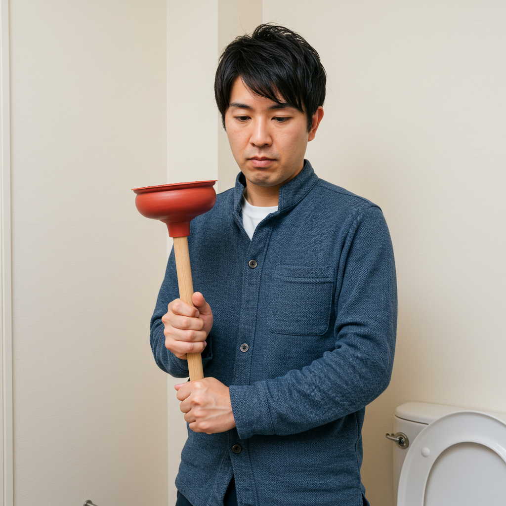 ラバーカップ（スッポン）の準備