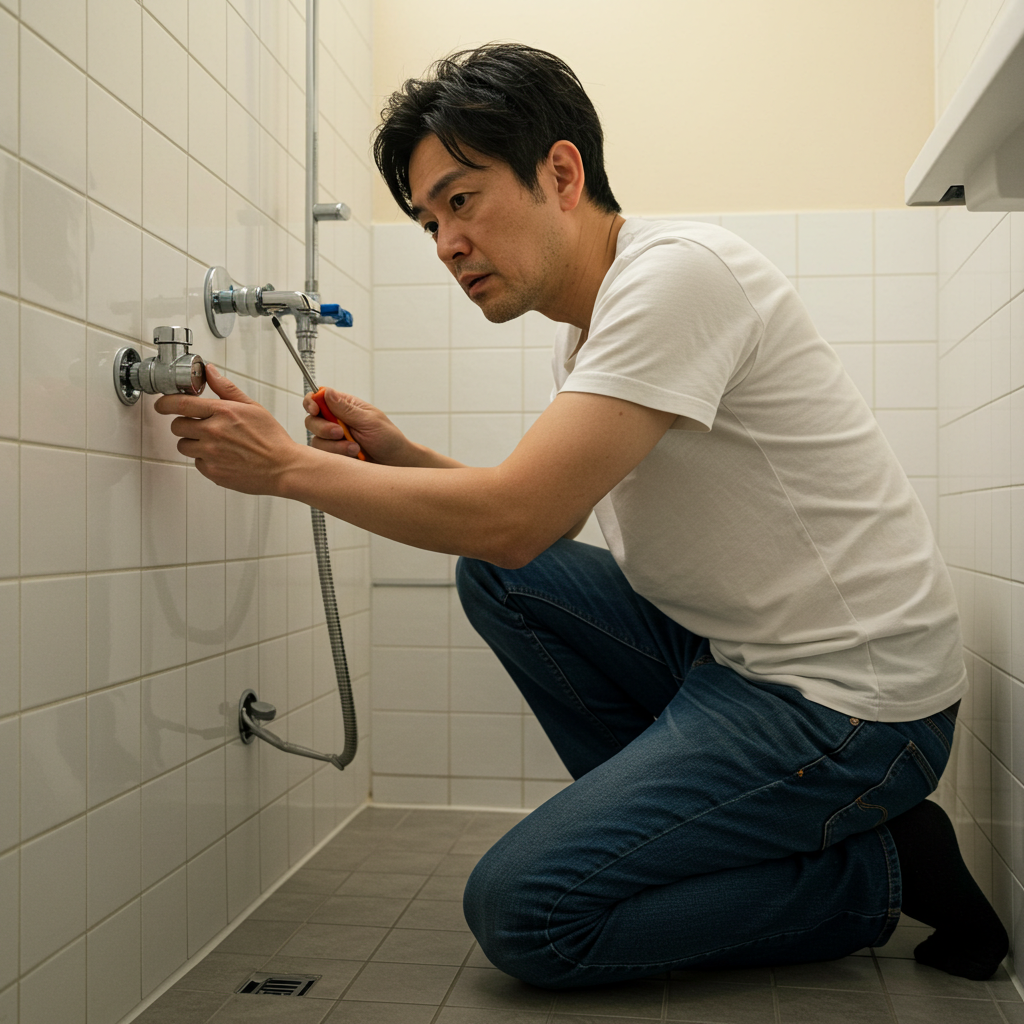 止水栓の場所と閉め方:緊急時の必須知識