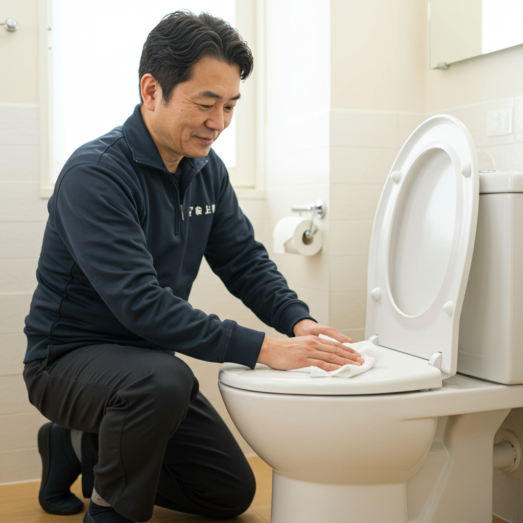 日頃からできること:止水栓の点検、タンク内の清掃