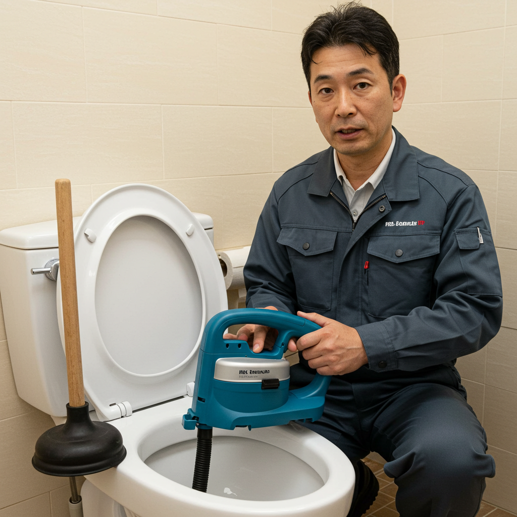 真空式パイプクリーナーとは？ラバーカップとの違い