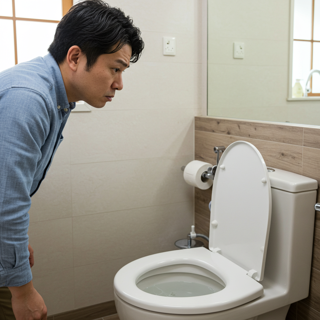 トイレットペーパーや排泄物による軽度のつまり