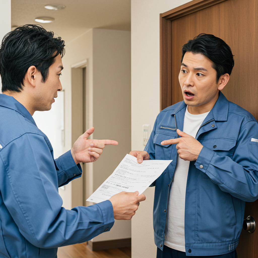 高額請求トラブル:見積もり以上の請求に注意