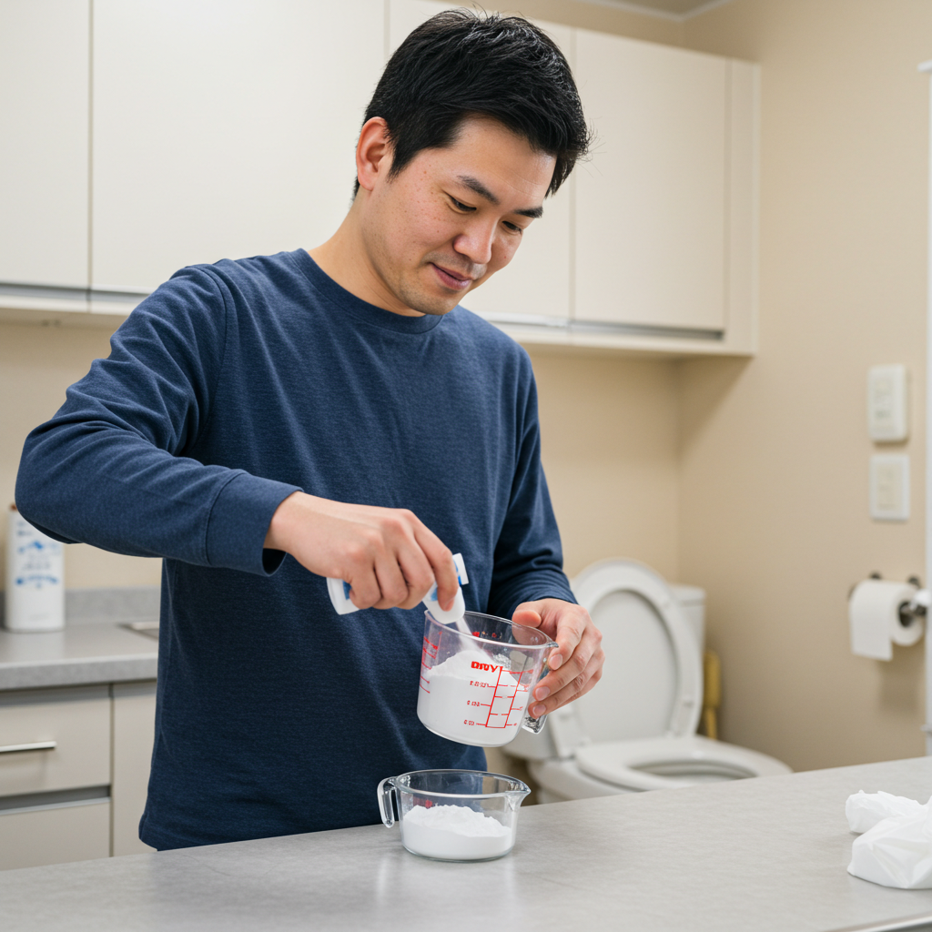 重曹と酢の使用