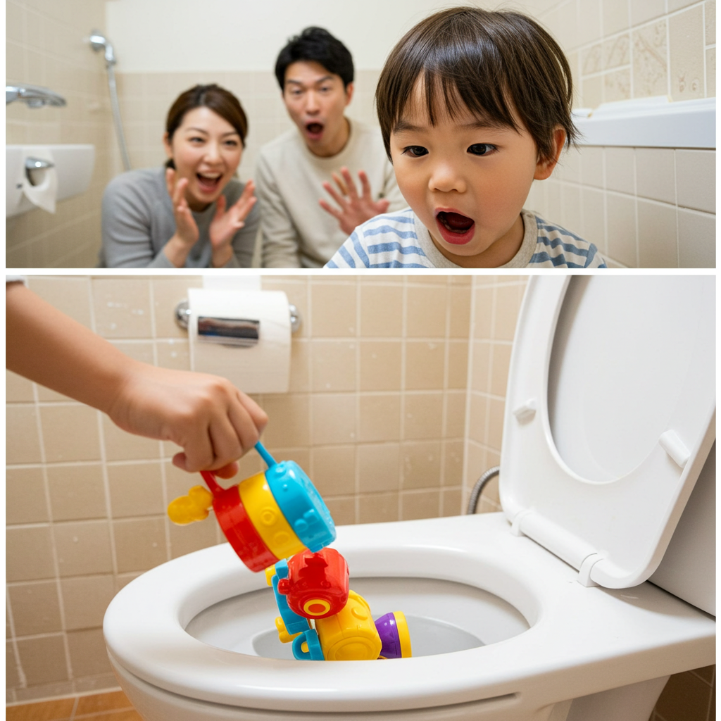 固形物や吸水性の高いものが詰まっている