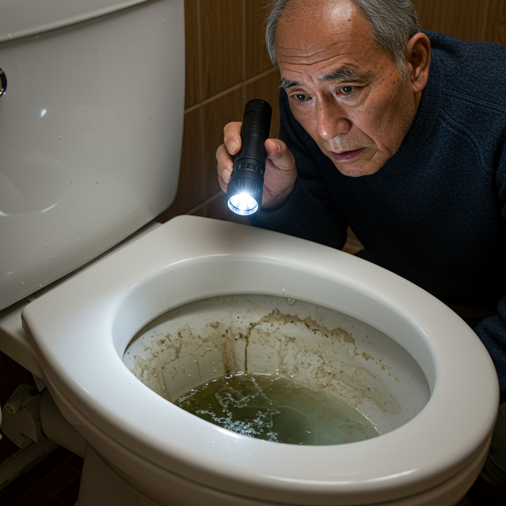 尿石が原因のつまり