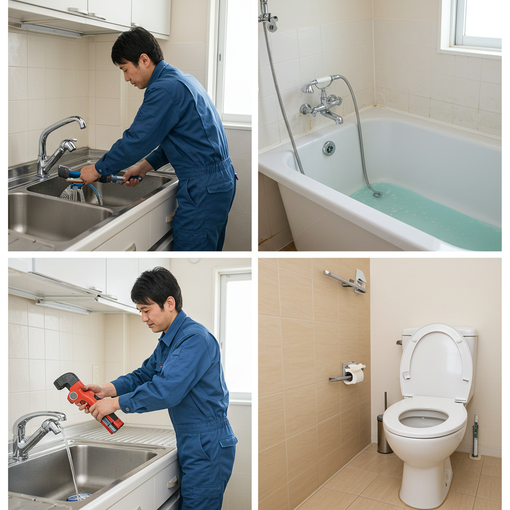 その他の水回りトラブルにも対応
