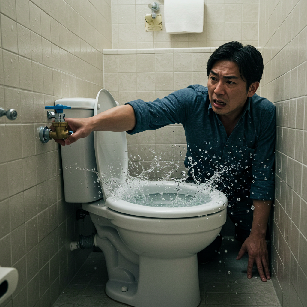 水位が異常に上昇する