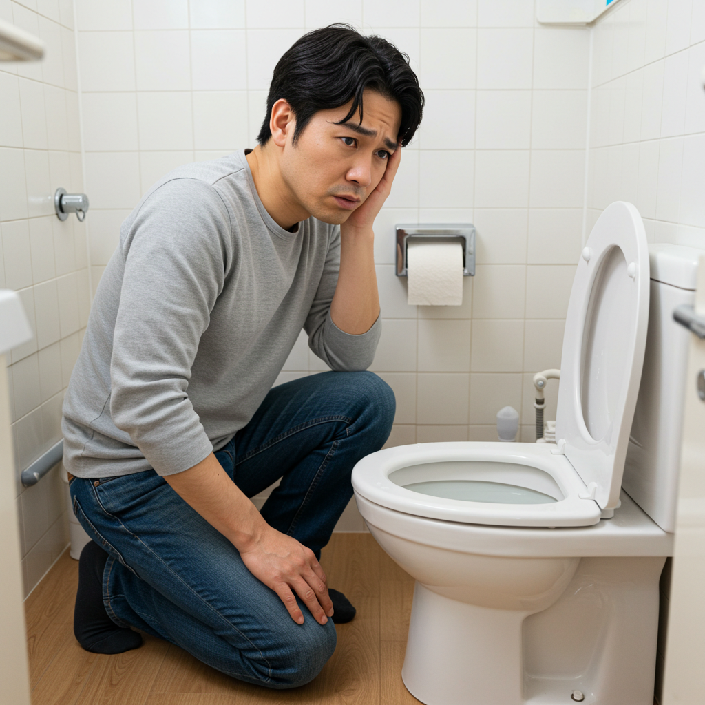 排水経路の閉塞