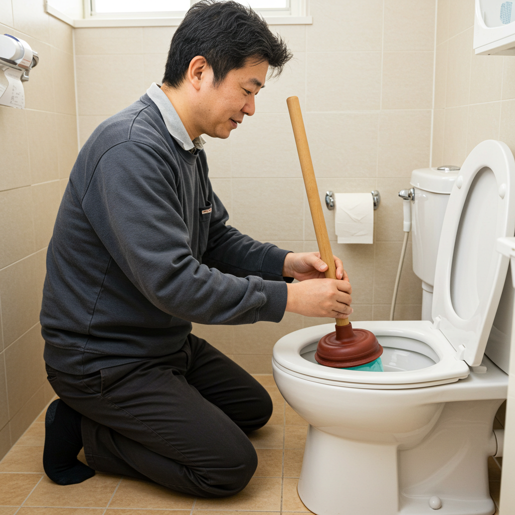 ラバーカップ（スッポン）の正しい使い方