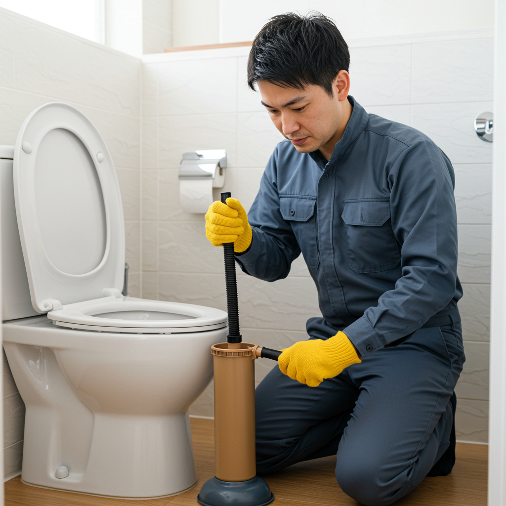 真空式パイプクリーナーを使う