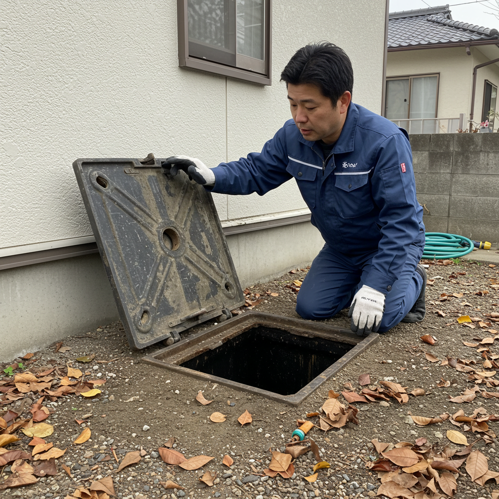 排水枡の詰まり
