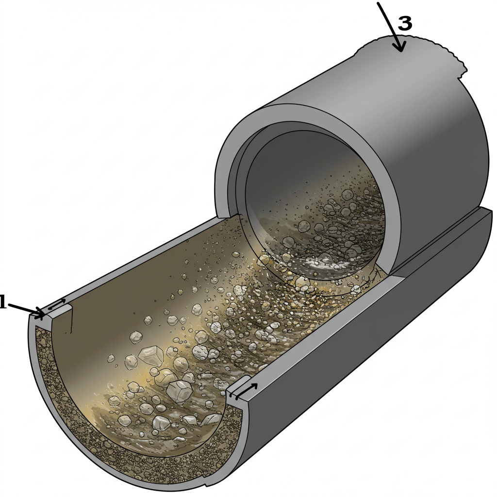 排水管の汚れや尿石による詰まり