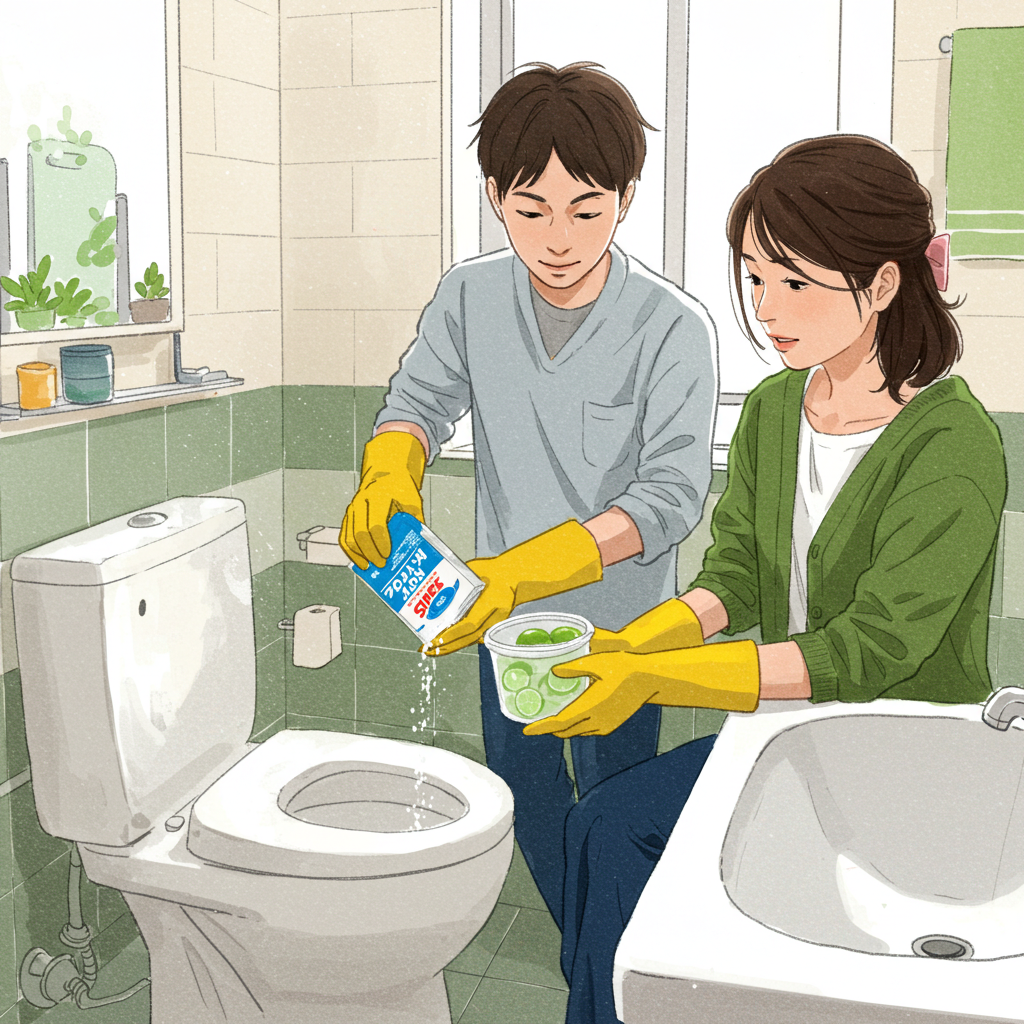 重曹とクエン酸の使用