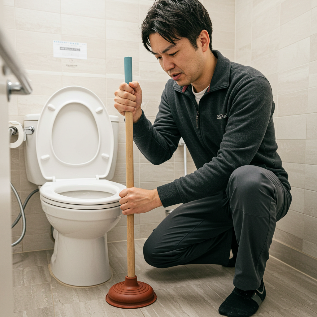 ラバーカップ（スッポン）を使う