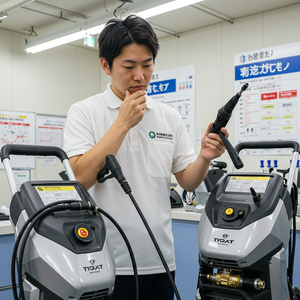 家庭用高圧洗浄機の選び方：３つのポイント