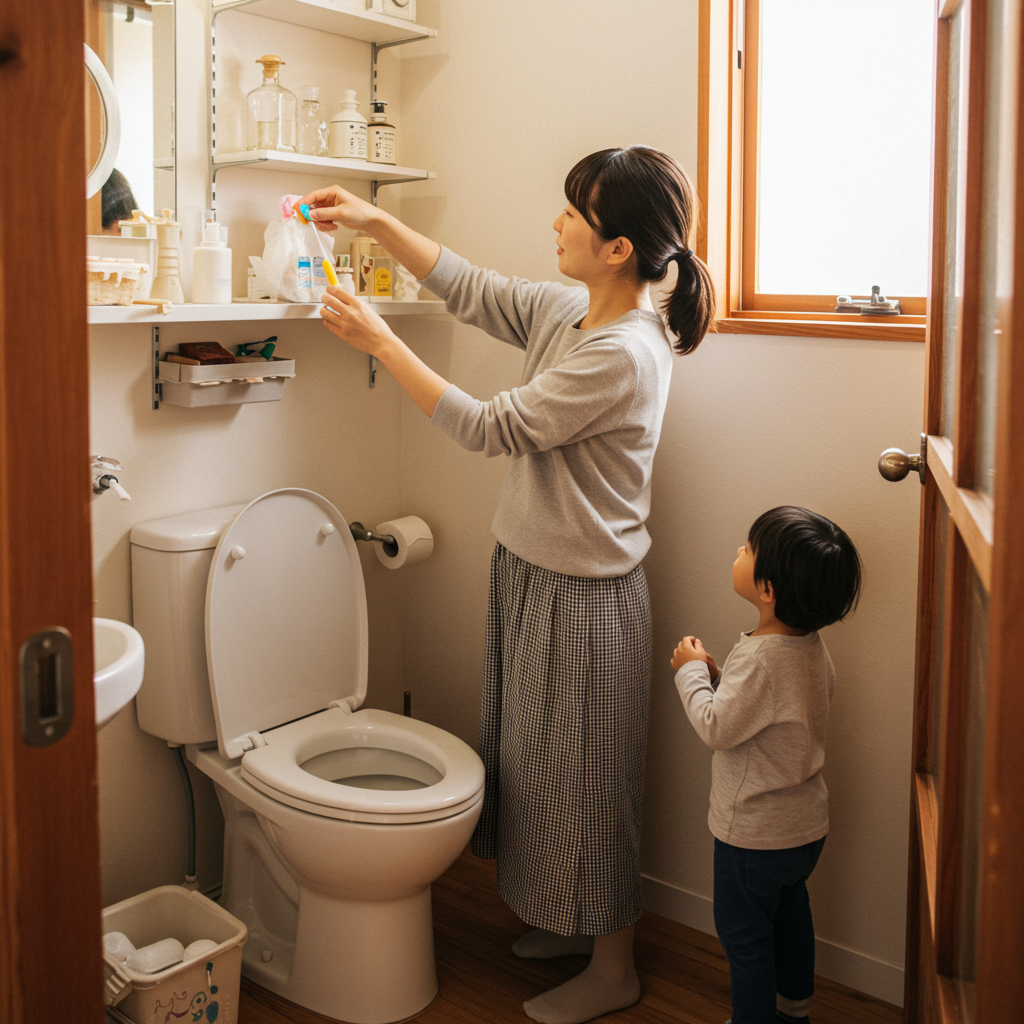 排水口に異物を落とさないための工夫