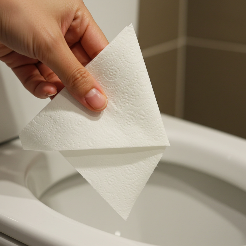 水に溶けやすいトイレットペーパーを選ぶ
