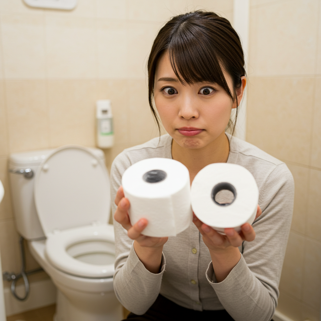 トイレットペーパーの使い過ぎに注意