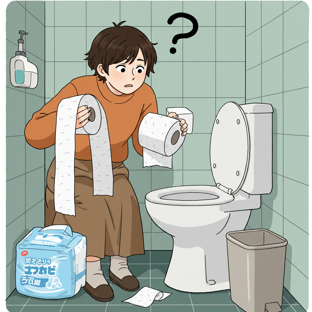 トイレ詰まりの原因を探る