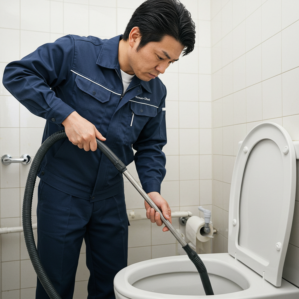 重度の詰まり：真空式パイプクリーナー