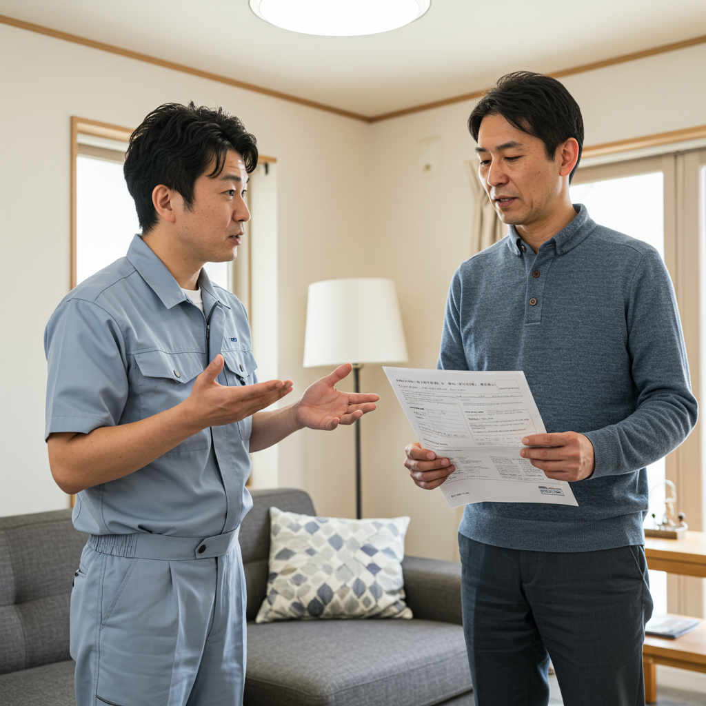 見積もり時の対応を比較