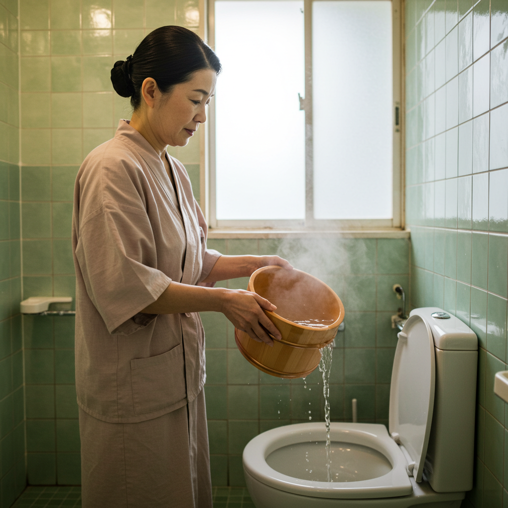 方法2：お湯を使った解消法