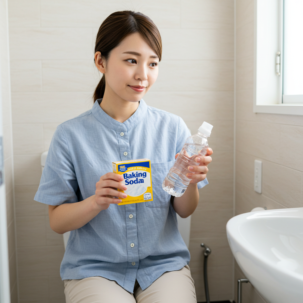 重曹とお酢を使った詰まり解消