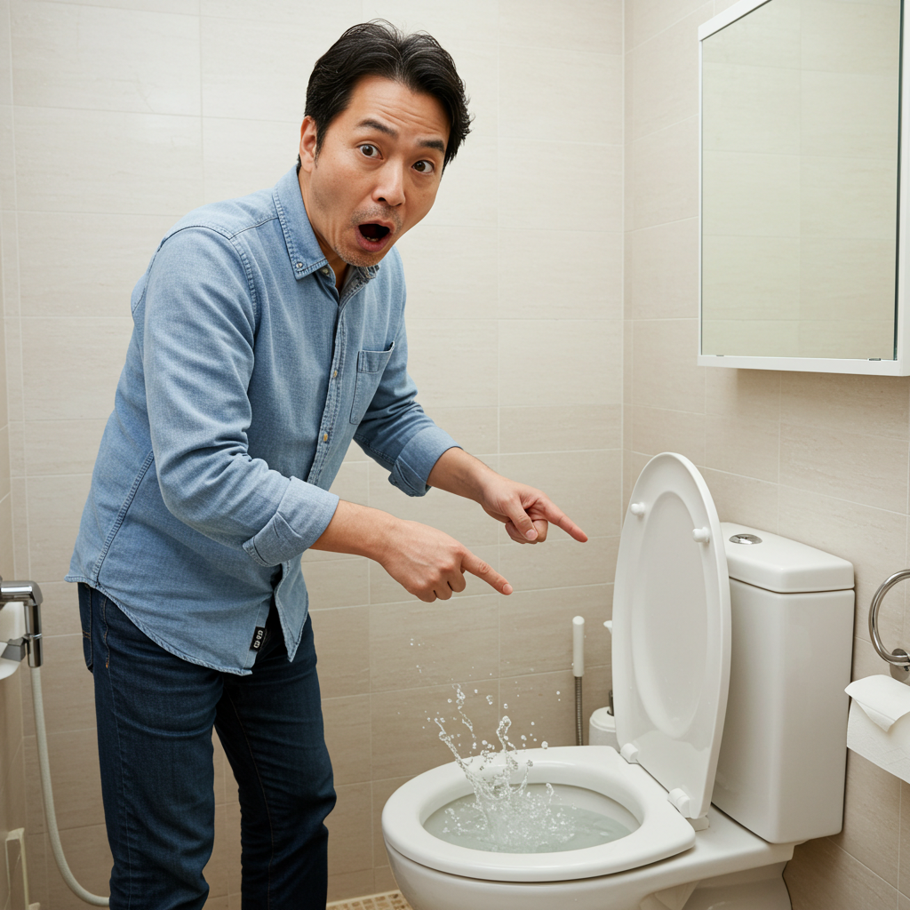 水位の変化:低い、高い、または溢れそう