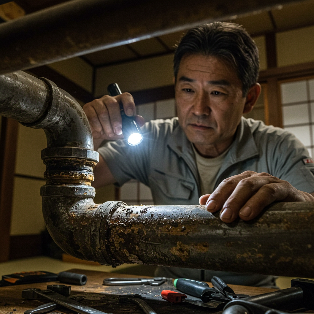 原因3：排水管の汚れや劣化