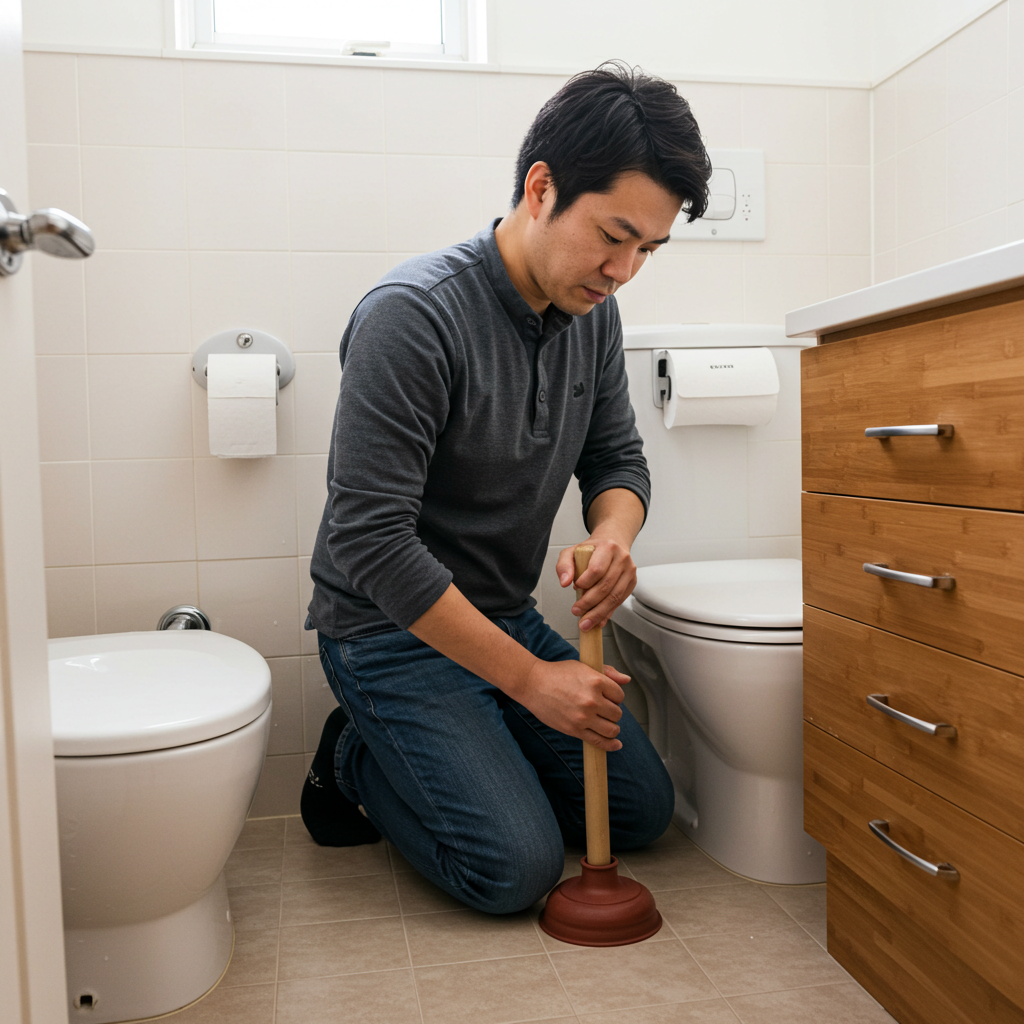 ラバーカップを使った基本的な対処法