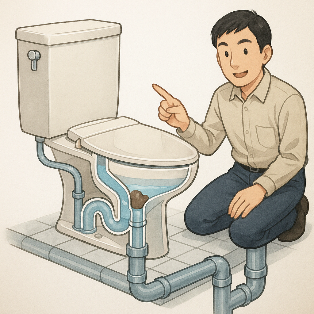 トイレの排水構造