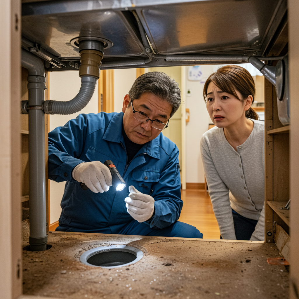 定期的な排水管の清掃