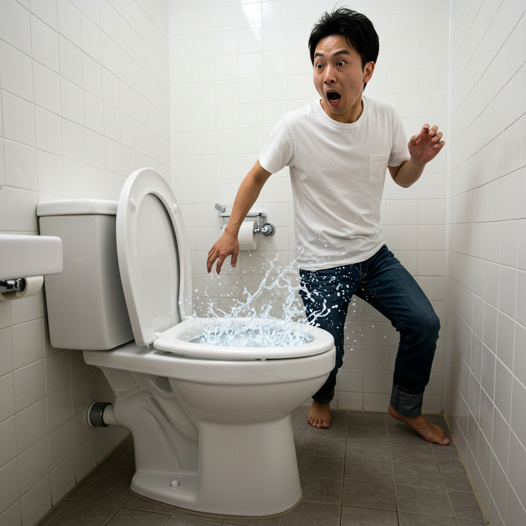水位が異常に上がる