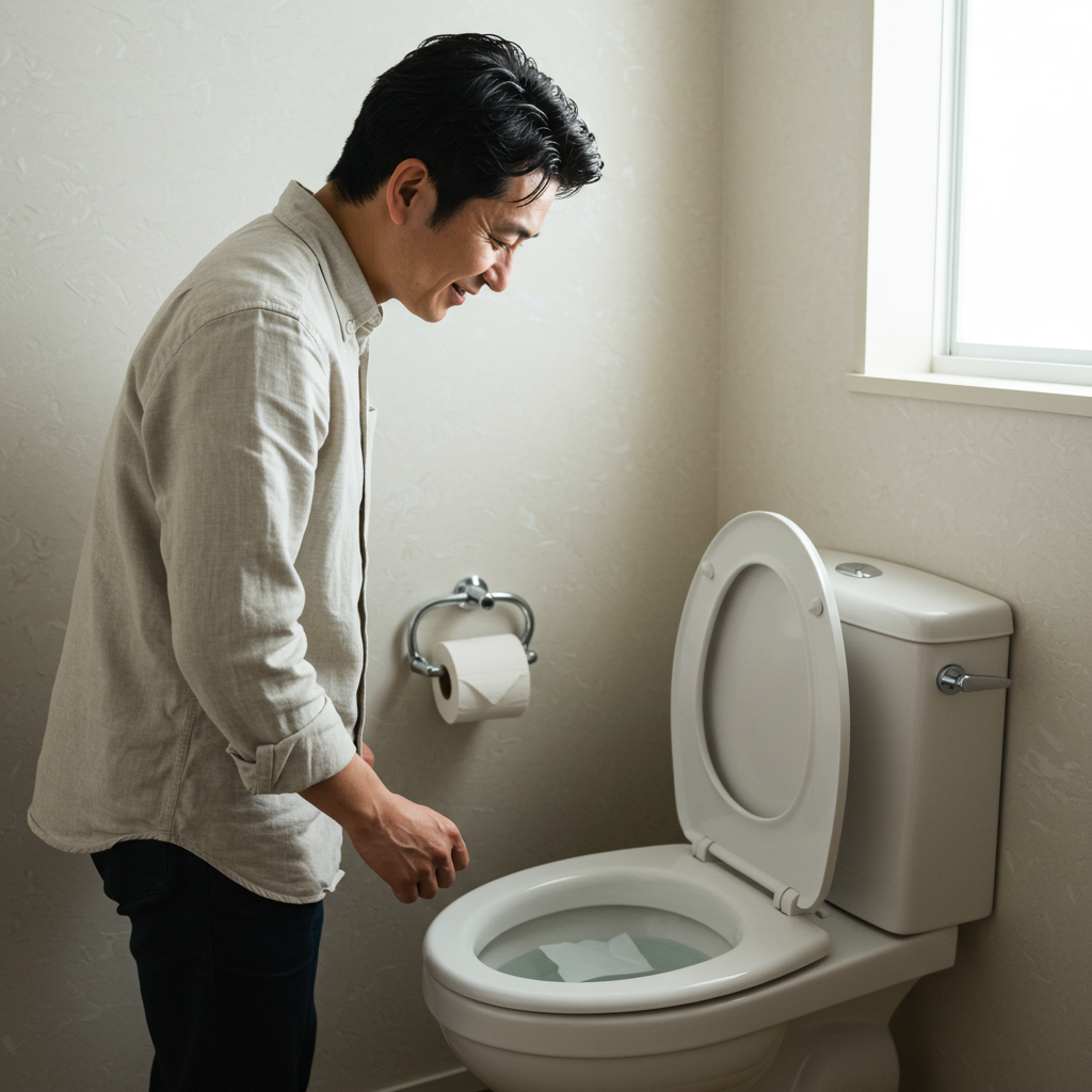 水に溶けるものが原因の詰まり