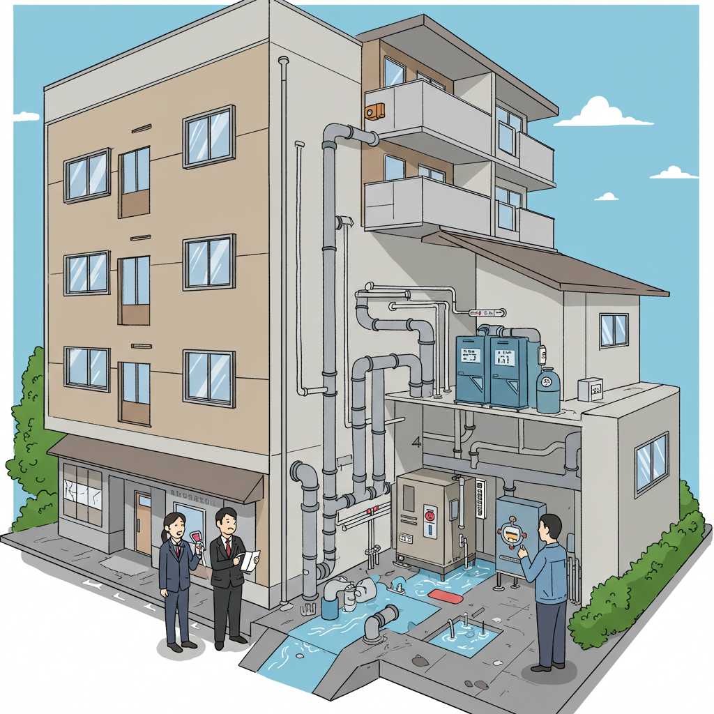 マンション・アパートの配管事情