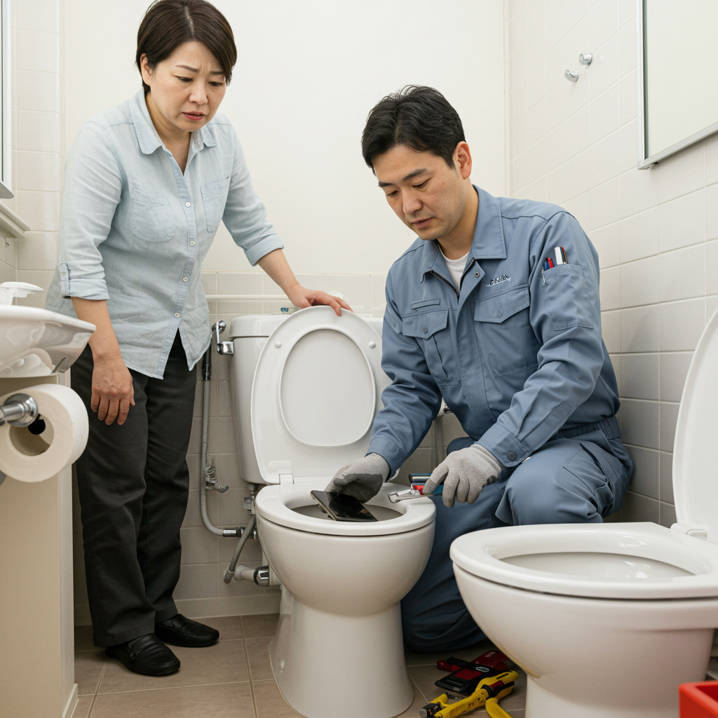 異物による詰まりの場合