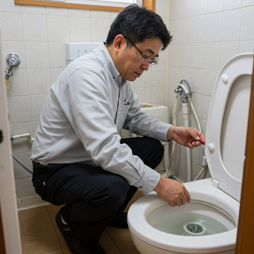 水が少しずつ流れる原因と確認点