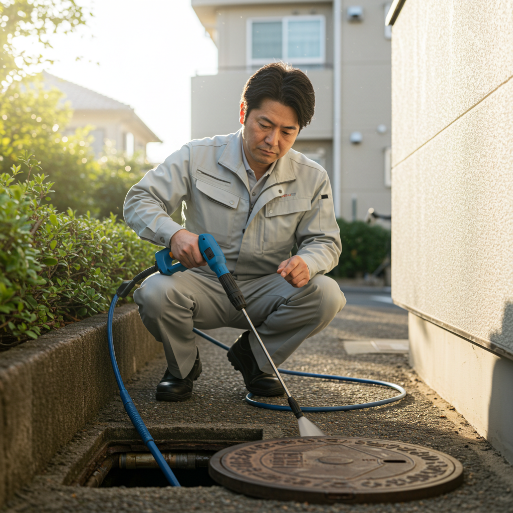 排水管が原因の詰まりと対処法