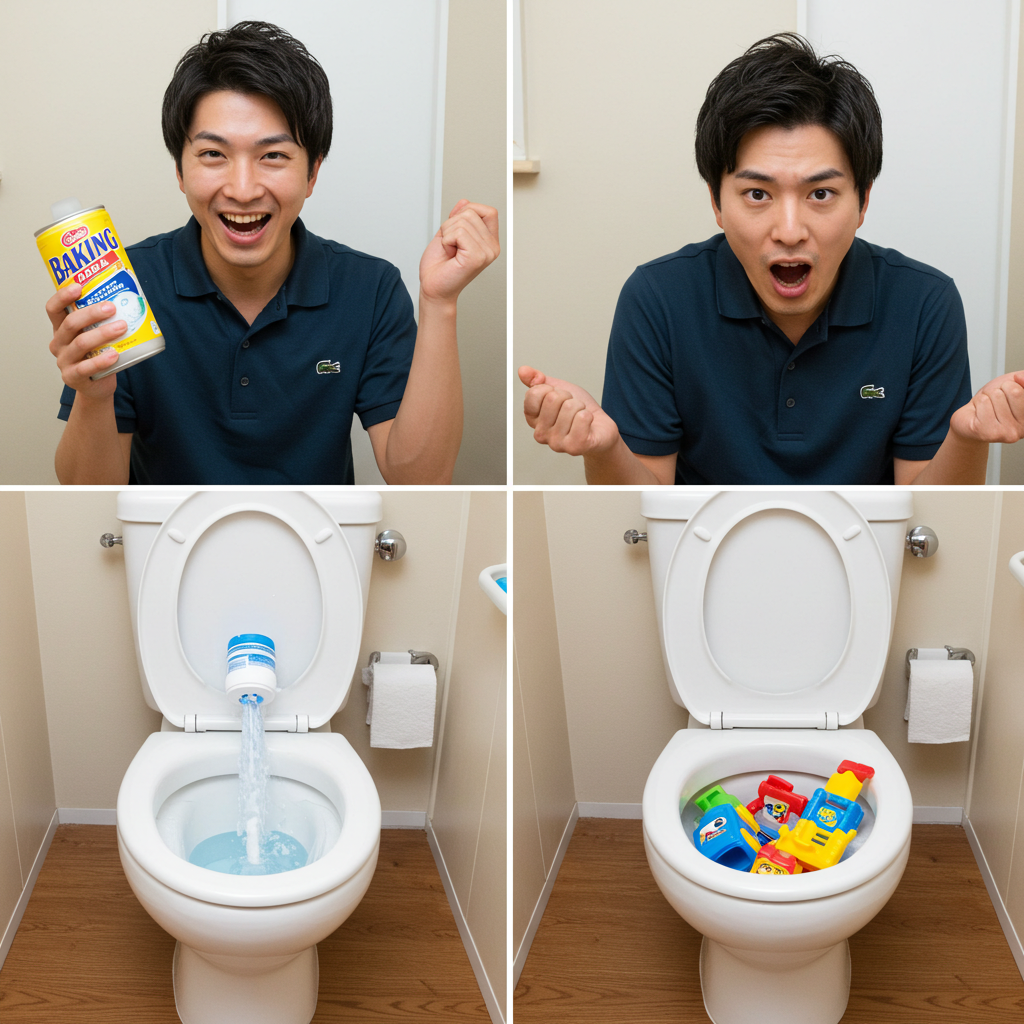 重曹が効果的な詰まりとそうでない詰まり