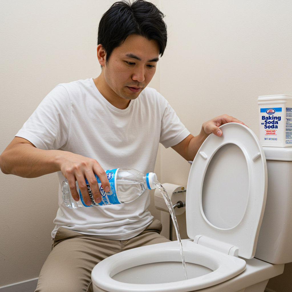 重曹と酢を使った方法