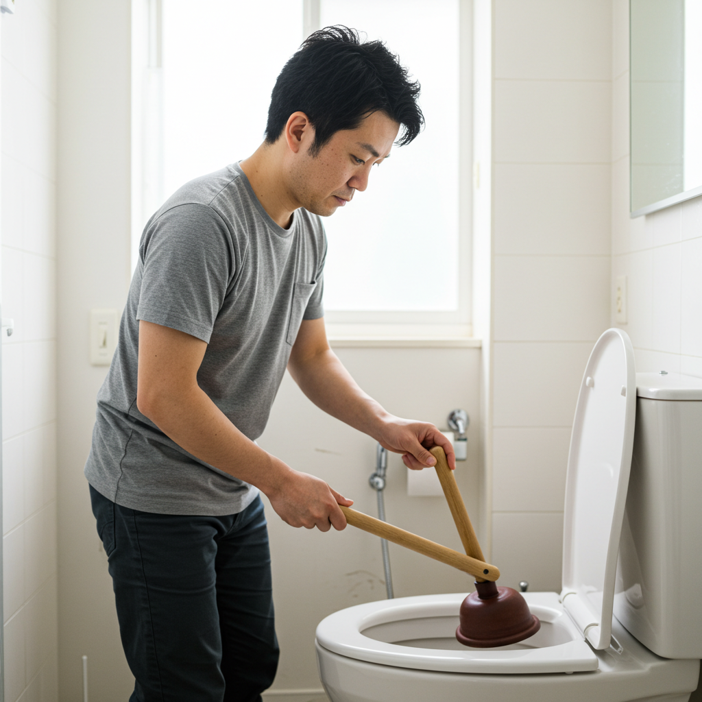 ラバーカップ（スッポン）の正しい使用方法と高い効果を発揮するコツ