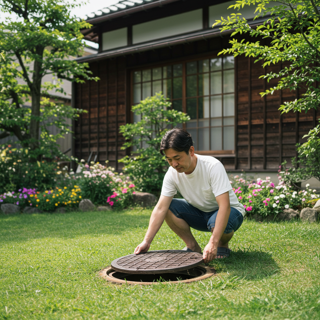 一戸建て住宅で試せる排水桝の確認方法