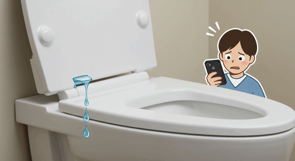 INAXトイレの床からの水漏れを徹底解説!原因・修理・予防策まで 236 シャワートイレ本体からの水漏れ