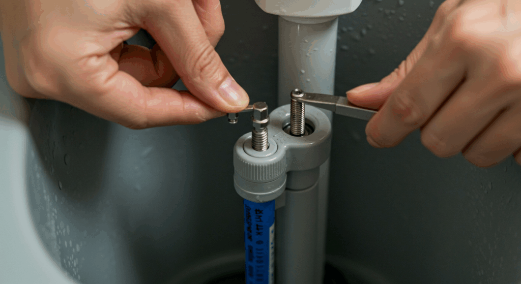 INAXトイレの床からの水漏れを徹底解説!原因・修理・予防策まで 254 タンク内の水位調整
