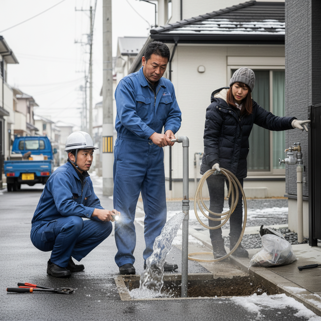 水道管の水漏れ修理料金はいくら?費用相場と対処法を全解説 77 屋外での水道管破裂の修理費用に関する画像